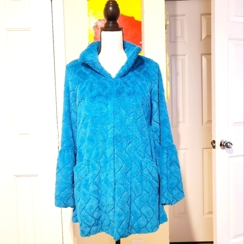 Kersh | Blue Fur Jacket